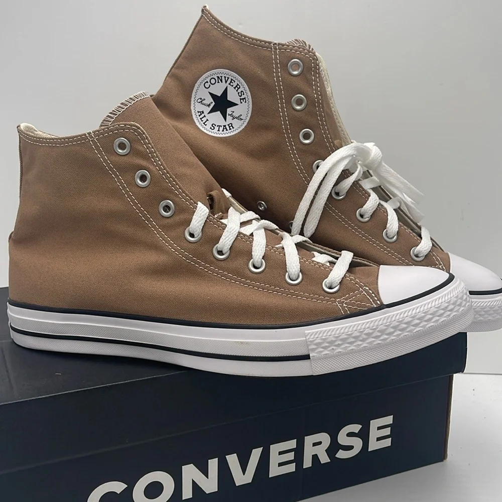 Converse Men’s All Star High Top Sneakers Chuck Taylor All Star High 'Hot Tea' - Picture 8 of 16